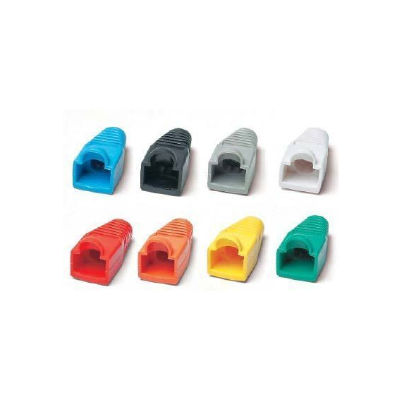 05-1205 Защитный колпачок для патч-кордов, красный (100шт) REXANT