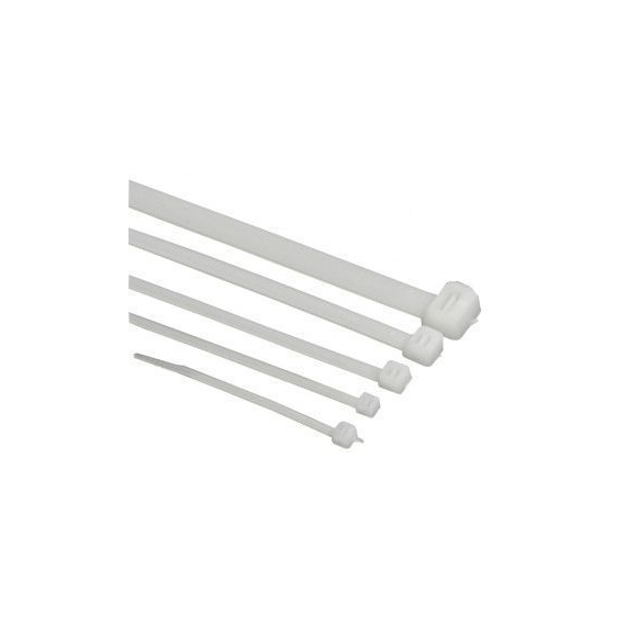 07-1020 Стяжка нейлоновая неразмыкаемая, белая 1020*9,0mm (100шт) Rexant