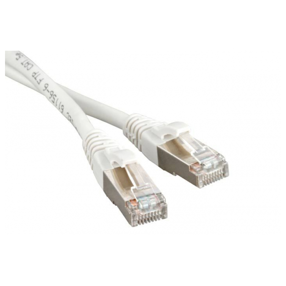 PC-LPM-STP-RJ45-RJ45-C5e-10M-LSZH-GY Патч-корд F/UTP, экранированный, Cat.5e, LSZH, 10 м, серый Hyperline