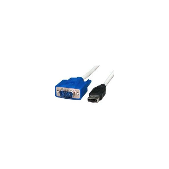 CBM500UT Кабель REXTRON для KVM переключателей 2-на-2, USB A-B, D-Sub 15-pin (M-F), 5м