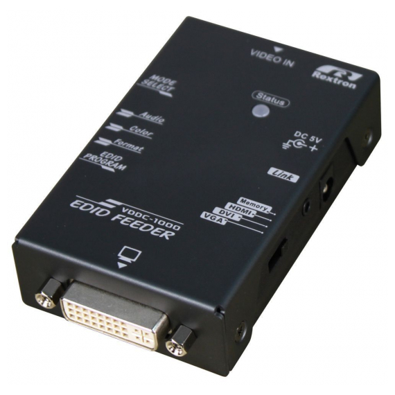 VDDC-1000 EDID-адаптер многофункциональный VGA/DVI/HDMI (Ghost+Emulation+Writing)