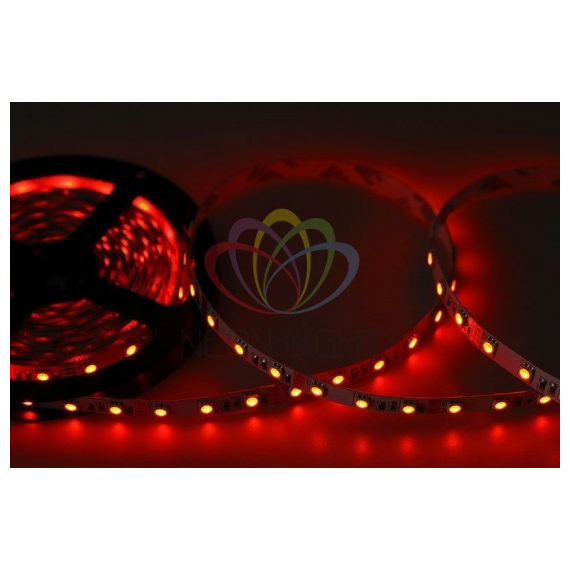 141-389 LED лента открытая, ширина 10 мм, IP23, SMD 5050, 60 диодов/метр, 12V, цвет светодиодов RGB Neon-Night