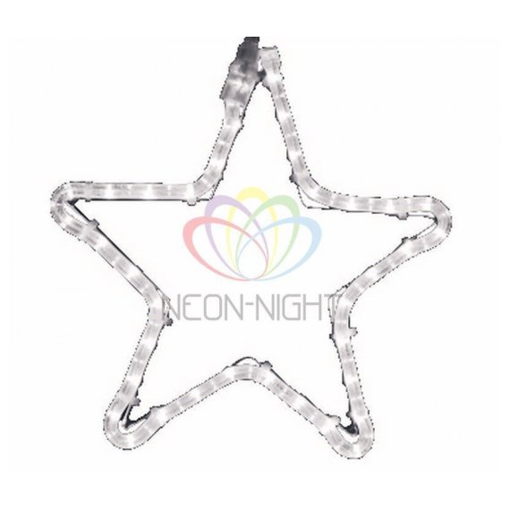 501-211 Фигура "Звездочка" цвет желтый, размер 30*28 см Neon-Night