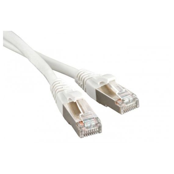 PC-LPM-STP-RJ45-RJ45-C5e-2M-LSZH-WH Патч-корд F/UTP, экранированный, Cat.5e, LSZH, 2 м, белый Hyperline