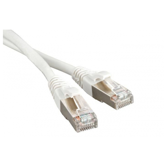 PC-LPM-STP-RJ45-RJ45-C5e-10M-LSZH-WH Патч-корд F/UTP, экранированный, Cat.5е, LSZH, 10 м, белый Hyperline