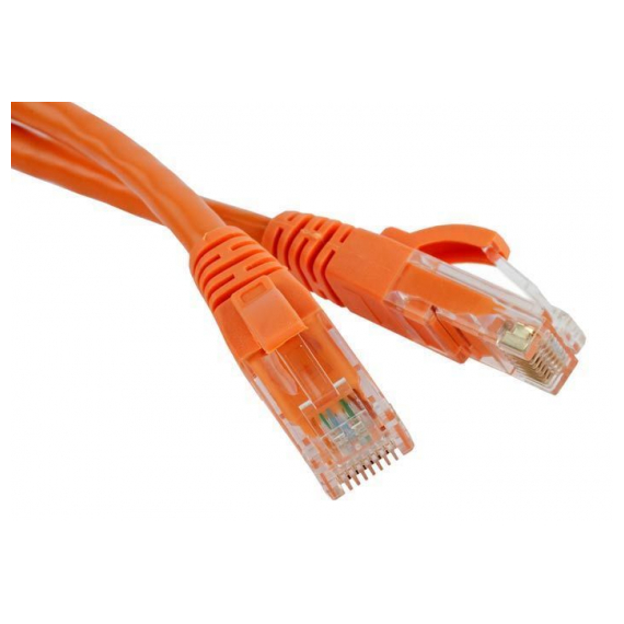 PC-LPM-UTP-RJ45-RJ45-C6-3M-LSZH-OR Патч-корд U/UTP, Cat.6, LSZH, 3 м, оранжевый Hyperline