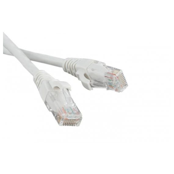 PC-LPM-UTP-RJ45-RJ45-C6-5M-LSZH-WH Патч-корд U/UTP, Cat.6, LSZH, 5 м, белый Hyperline