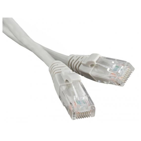 PC-LPM-UTP-RJ45-RJ45-C6-15M-LSZH-GY Патч-корд U/UTP, Cat.6, LSZH, 15 м, серый Hyperline