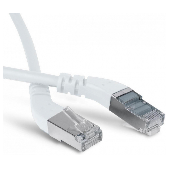 PC-APM-UTP-RJ45/L45-RJ45/R45-C6-2M-LSZH-WH Патч-корд U/UTP угловой, левый 45°-правый 45°, Cat.6, LSZH, 2 м, белый Hyperline