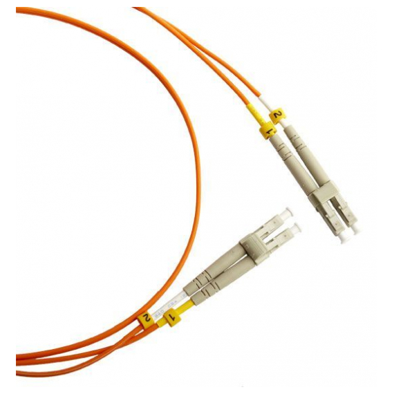 FC-D2-50-LC/PR-LC/PR-H-5M-LSZH-OR Патч-корд волоконно-оптический (шнур) MM 50/125, LC-LC, duplex, LSZH, 5 м Hyperline