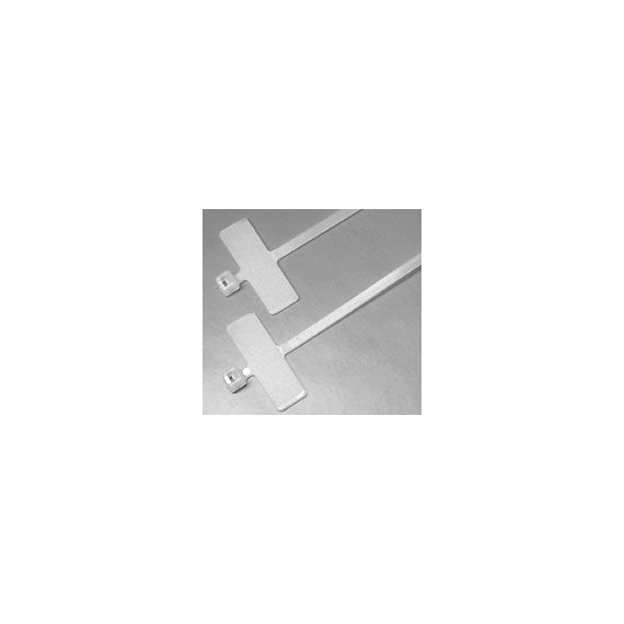 GTK-110MC Стяжка нейлоновая неоткрывающаяся, безгалогенная (halogen free), 110x2.5мм, с площадкой для маркера (100 шт) Hyperline