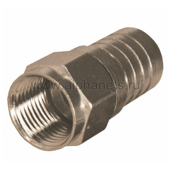 05-4031 F-разъем RG-6 обжим (03-002B) (100шт) REXANT