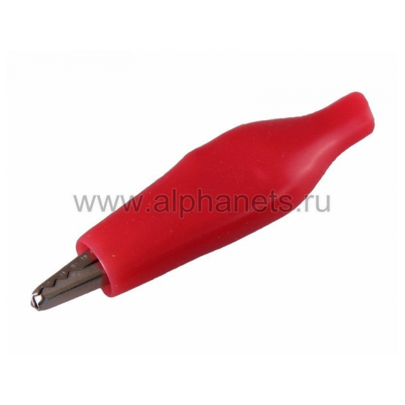 16-0001 Зажим "крокодил" 5А 40мм в изоляторе (200шт) REXANT