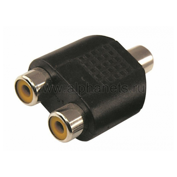 14-0422 Переходник 1 гнездо RCA - 2 гнезда RCA (50шт) REXANT