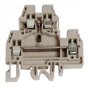ZDS119GR DKC / ДКС ZDS119GR DAS.4/IGR, 2х уровневый проходной зажим серый