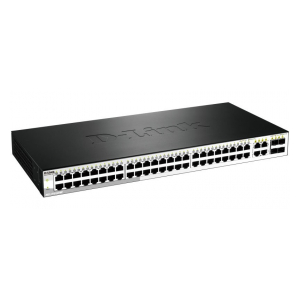 DES-1210-52/ME/C Управляемый коммутатор 2 уровня с 48 портами 10/100Base-TX и 4 комбо-портами 1000Base-T/SFP