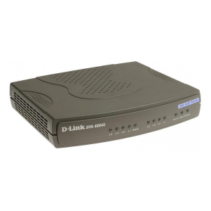 DVG-6004S Голосовой шлюз с 4 портами FXO, 1 портом WAN 10/100Base-TX, 4-портами LAN 10/100Base-TX