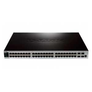 DGS-3620-52T/*EI Управляемый коммутатор уровня 3 серии xStack с 48 портами 10/100/1000BASE-T + 4 портами SFP+