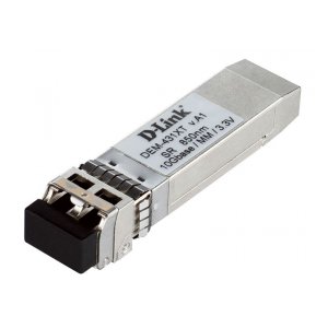 DEM-431XT SFP-трансивер с 1 портом 10GBASE-SR (без DDM) для многомодового оптического кабеля, питание 3.3 В (до 300м)
