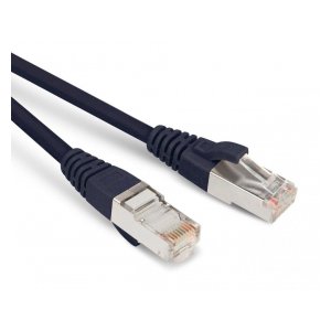 PC-LPM-SFTP-RJ45-RJ45-C5e-2M-LSZH-BK Патч-корд SF/UTP, экранированный, Cat.5e, LSZH, 2 м, черный Hyperline