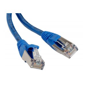 PC-LPM-SFTP-RJ45-RJ45-C5e-3M-LSZH-BL Патч-корд SF/UTP, экранированный, Cat.5e, LSZH, 3 м, синий Hyperline