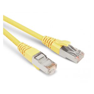 PC-LPM-SFTP-RJ45-RJ45-C6-15M-LSZH-YL Патч-корд SF/UTP, экранированный, Cat.6, LSZH, 15 м, желтый Hyperline