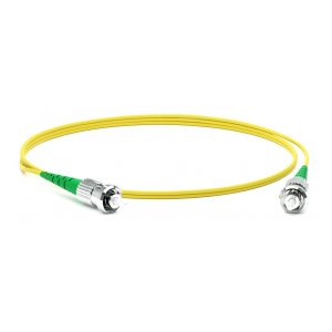 FC-S2-9-ST/AR-ST/AR-H-5M-LSZH-YL Патч-корд волоконно-оптический (шнур) SM 9/125 (OS2), ST/APC-ST/APC, 2.0 мм, simplex, LSZH, 5 м Hyperline