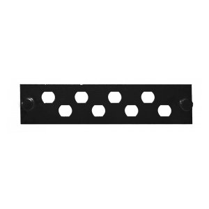 FO-FP-W140H42-8FC/ST-BK Лицевая панель (модуль) для установки 8-FC(ST), черная Hyperline