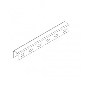 СП303520U2-3 Профиль монтажный U-образный 30х35х3000 (2 мм)