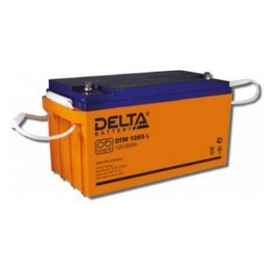 DTM1265L Аккумуляторная батарея Delta DTM 1265 L (12V / 65Ah)