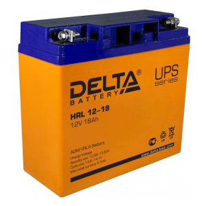HRL12-18 Аккумуляторная батарея Delta HRL 12-18 (12V / 18Ah)