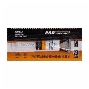 61-0900 Универсальный секундный клей "PROconnect" (3гр) на мульти-карте