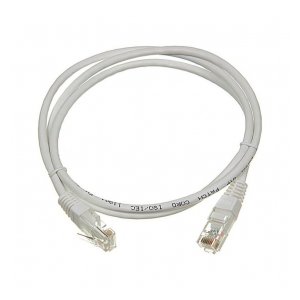 NTSS-PC-UTP-RJ45-5e-1.0-GY Патч-корд 2хRJ45/8P8C, T568B UTP 5e кат. литой 1 метра