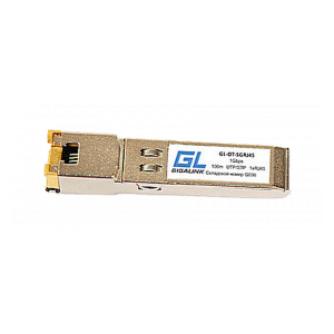 GL-OT-SGRJ45(100mb) Модуль GIGALINK SFP, 100 mb/s, UTP, RJ45, до 100 м