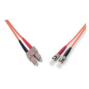 FC-4/2-3M Оптоволоконный коммутационный шнур 62,5/125, SC-ST UPC, duplex, 3 мм, LSHF, 3 метра AESP