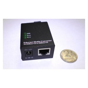 ML-MCV-F01G-20WDS-31S-UM Медиаконвертер MlaxLink одноволоконный UTP/оптоволокно, 100Мбит/с, 20км, 1310/1550нм, RJ45/SC, компактный