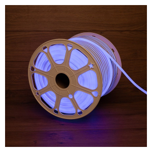 131-043 Гибкий неон LED SMD 8х16 мм, синий, 120 LED/м, бухта 100 м