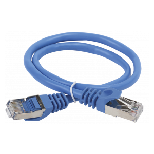 PC03-C5EF-7M ITK Коммутационный шнур кат. 5Е FTP PVC 7м синий