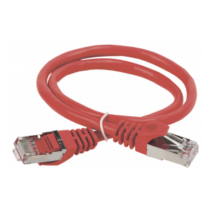 PC04-C5EF-15M ITK Коммутационный шнур кат. 5Е FTP PVC 15м красный