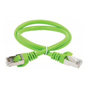 PC02-C6ASL-1M ITK Коммутационный шнур кат. 6A S/FTP LSZH 1м зеленый