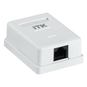CS2-1C06U-12 ITK Настенная инф. розетка RJ45 кат. 6 UTP 1-порт