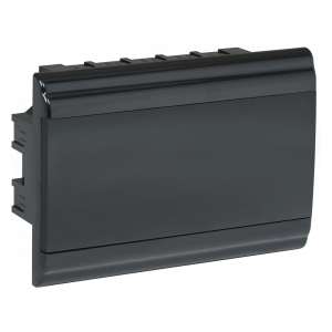 MKP13-V-01-12-41-K02 Корпус модульный пл. встр. ЩРВ-П-12 PRIME черный IP41 IEK