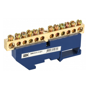YNN10-812-12D-K07 Шина N "ноль" на DIN-изол ШНИ-8х12-12-Д-С ИЭК