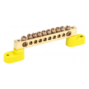 YNN10-812-10C2-K05 Шина PE "земля" на двух угловых изол ШНИ-8х12-10-У2-Ж ИЭК