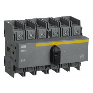 MVR30-3-063 Выключатель-разъединитель модульный ВРМ-3 3P 63А IEK
