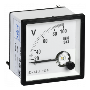 IPV20-6-0100-E Вольтметр Э47 100В кл. точн. 1,5 96х96мм