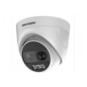Hikvision DS-2CE72DFT-PIRXOF28(2.8mm) 2Мп уличная HD-TVI камера с сиреной, строблампой и LED подсветкой до 20м