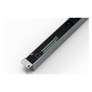 R-MC1-32-4x2S-2x3C13-2x2C19-A-1820-K Упр. верт. блок розеток с монит. Rem-MC1 4х2 S, 2x3 С13, 2x2 С19, 32A, алюм., 42-48U, колодка