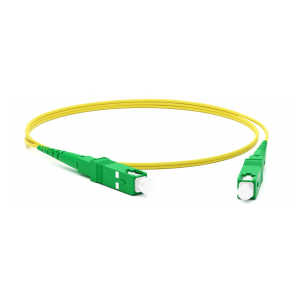 FC-S2-9-SC/AR-SC/AR-H-0.5M-LSZH-YL Патч-корд волоконно-оптический (шнур) SM 9/125 (OS2), SC/APC-SC/APC, 2.0 мм, simplex, LSZH, 0.5 м Hyperline