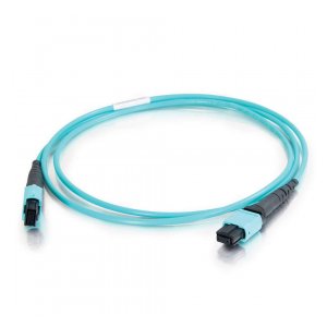 FHD-MC3-503-MPOM12/PS-MPOM12/PS-A-5M-LSZH-AQ Патч-корд волоконно-оптический MPO (папа)-MPO (папа), тип A, 12 волокон, 50/125 (OM3), 40/100G, LSZH, 5 м Hyperline